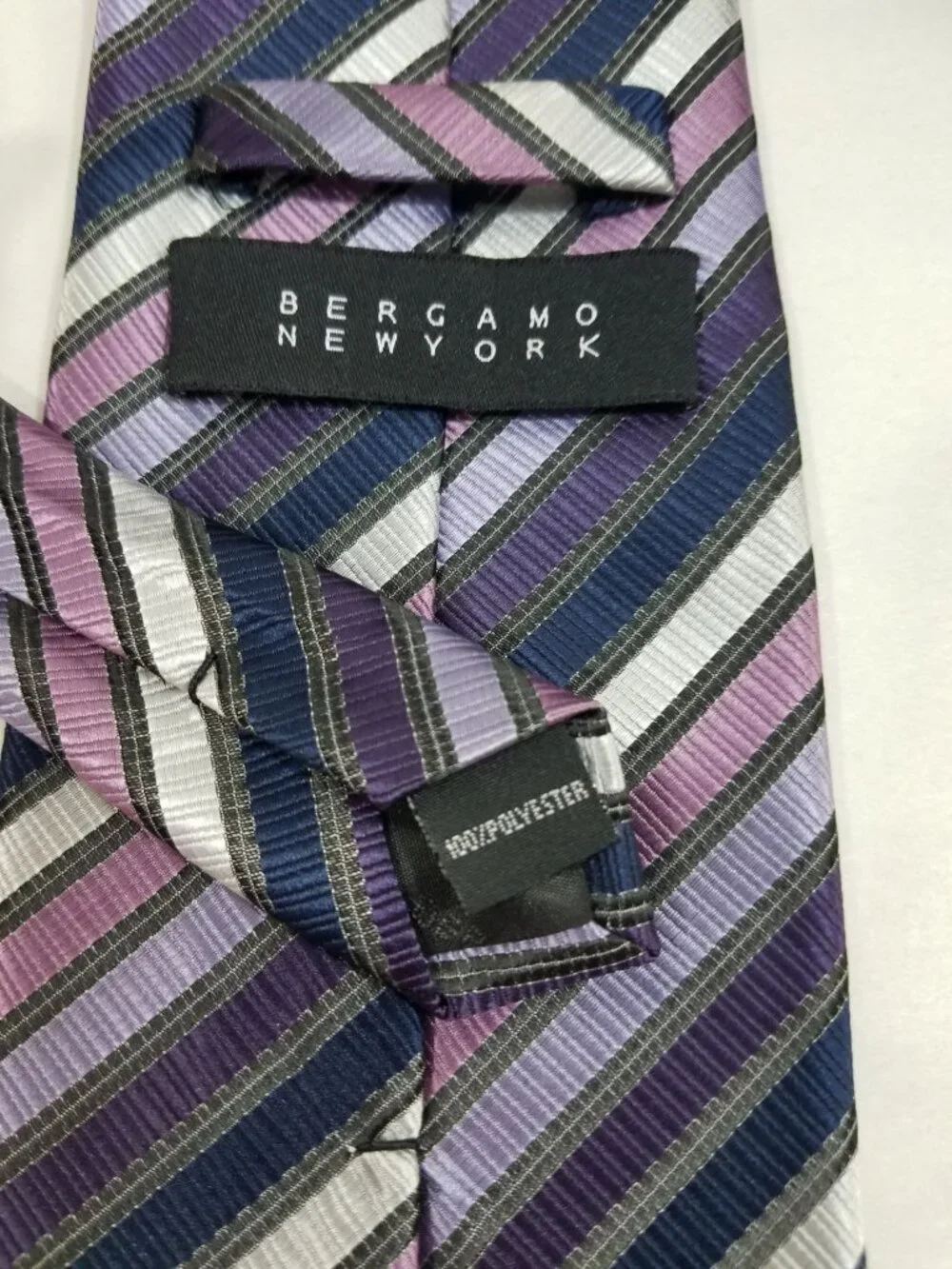 Set Of 4 Mens Silk Ties By Pronto Uomo Croft & Barrow Bergamo